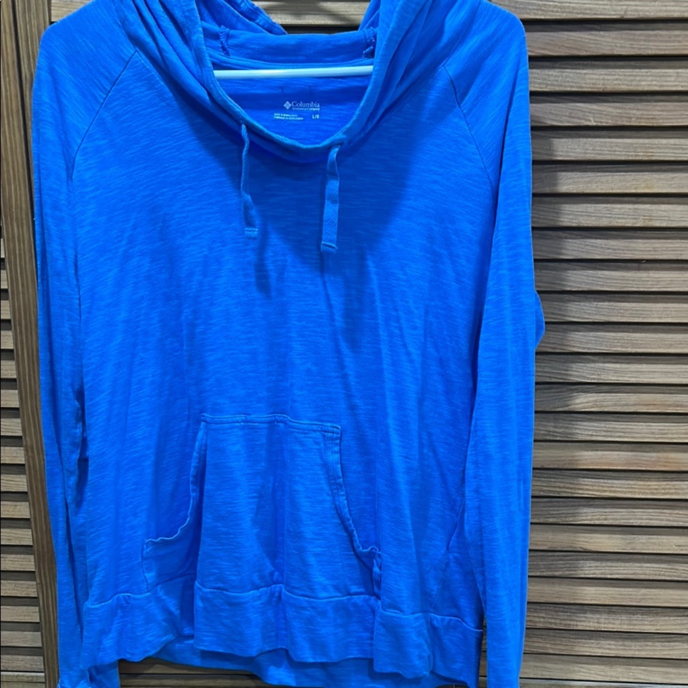 Columbia Electric Blue Pullover Hoodie